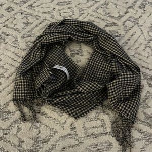 Soft Light Black and Tan Scarf